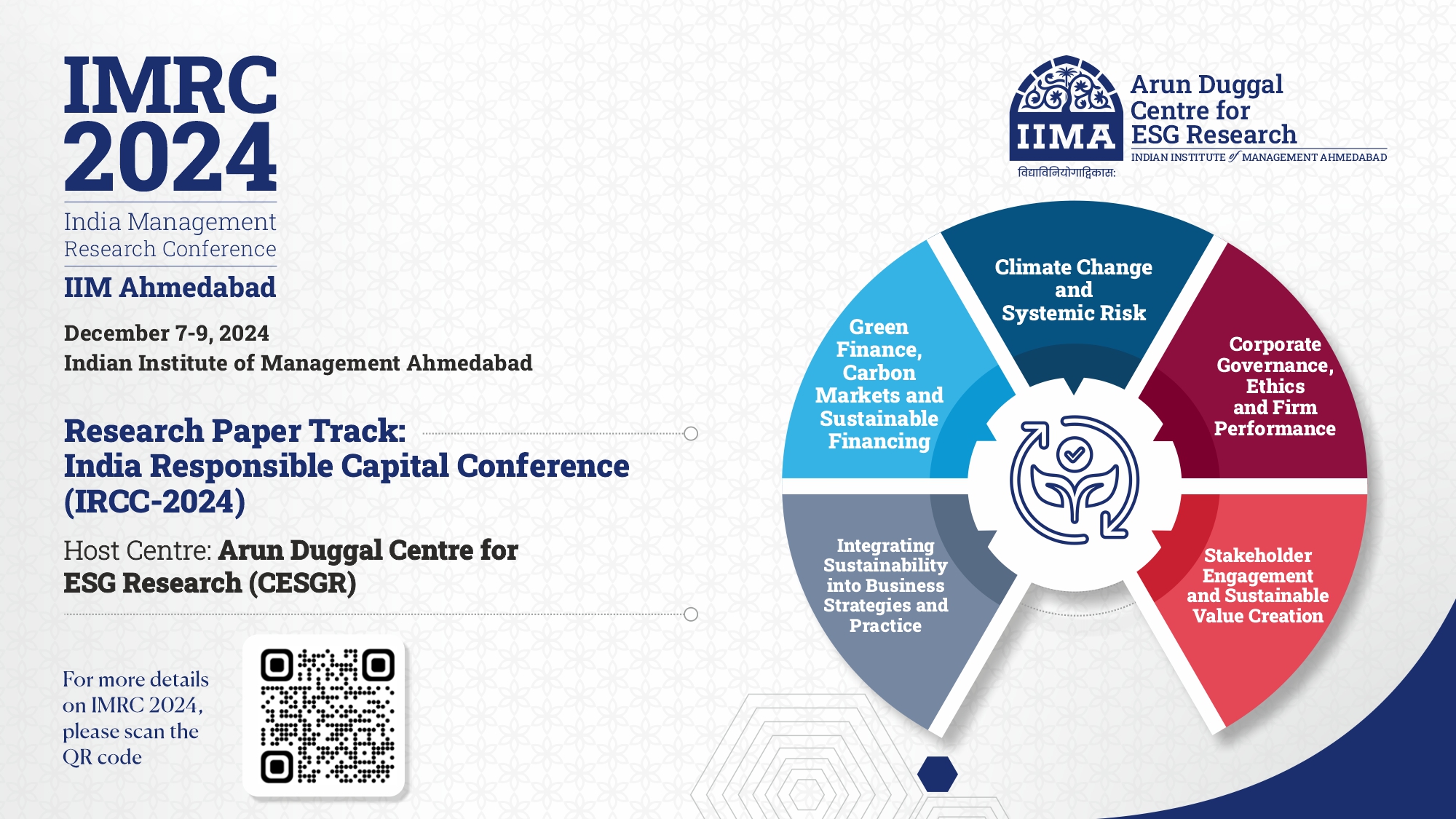 India Responsible Capital Conference (IRCC 2024) IIMA